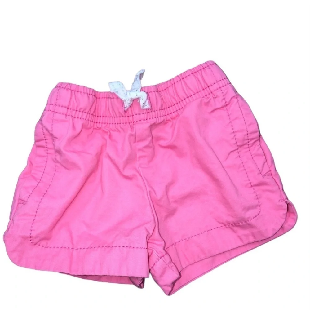 CARTERS 12 Months Little Girls Pink Summer Shorts